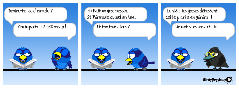 Devinette du jour, bonjour !
