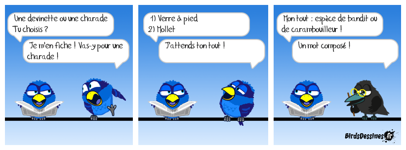 Charade du jour bonjour !