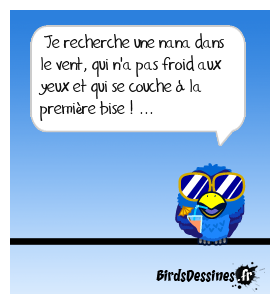 Tant mieux si elle ne manque pas d'air ! ...