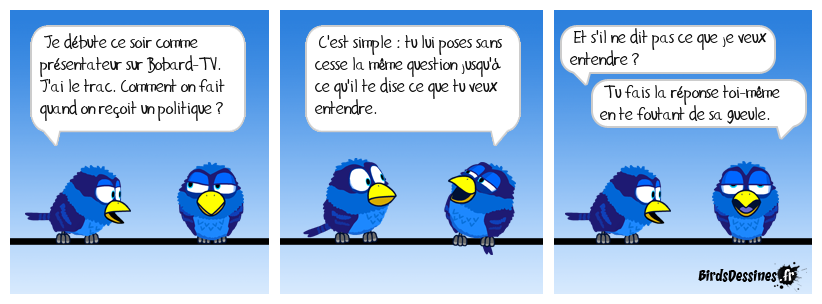 Toute ressemblance avec un présentateur connu ne serait que fortuite