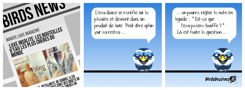 Plus on vieillit, plus l'eau s'pisse ...