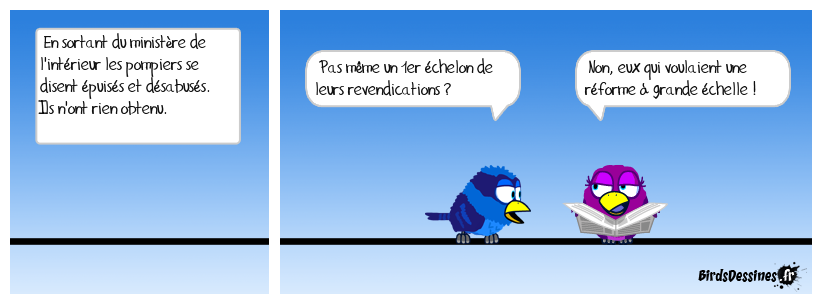 Pas gentils avec les pompiers !