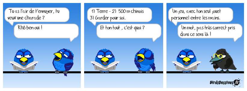 Charade du jour, bonjour !
