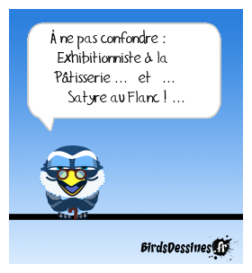 Il présente furtivement son éclair ...