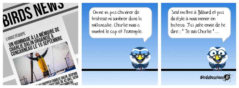 Bon vent Charlie ! ...