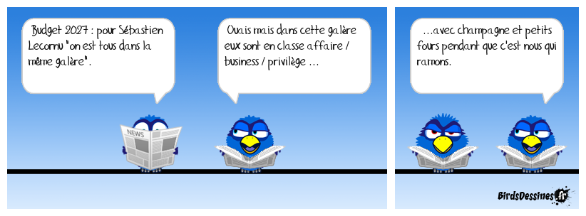 Quand le bateau coule....