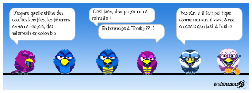 Marine Tondelier annonce avoir mis bas un petit Léon