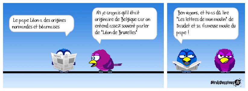 Léon XIV et la moule du pape ...