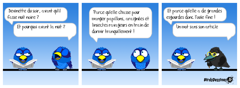 Devinette du soir, bonsoir !