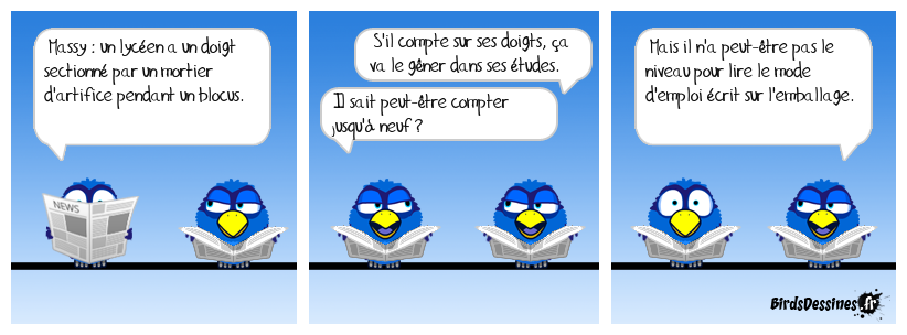 Fini les doigts d'honneur !