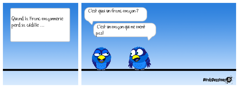 Quand la Franc-maçonnerie perd sa cédille ...