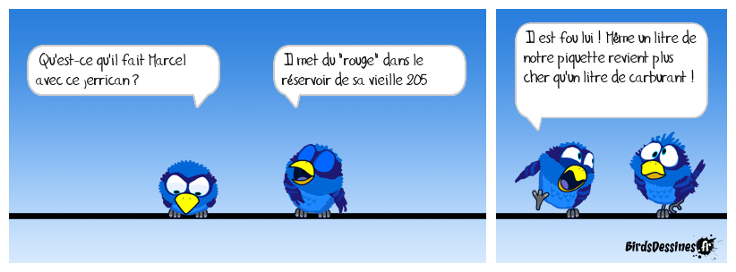 Ne pas confondre Gazole Non Routier et Gros qui tache !