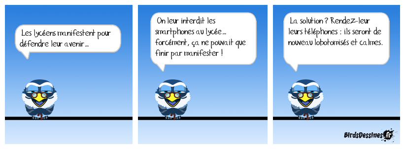 Lycéens en colère