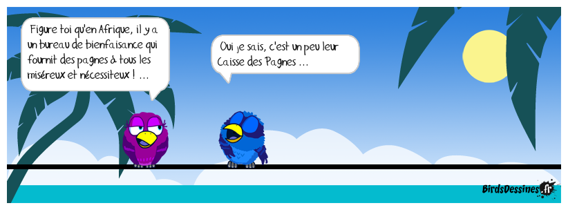 Il bat lac, en pagne ...