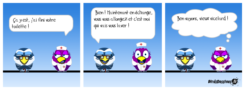 ☺ La toilette du matin à l'hosto ☺☺