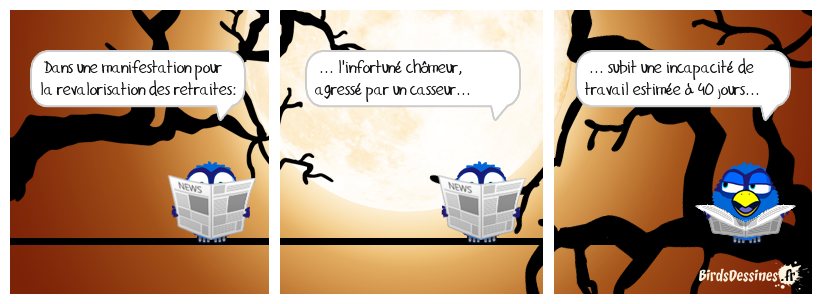 Il pointera à l'hôpital ...