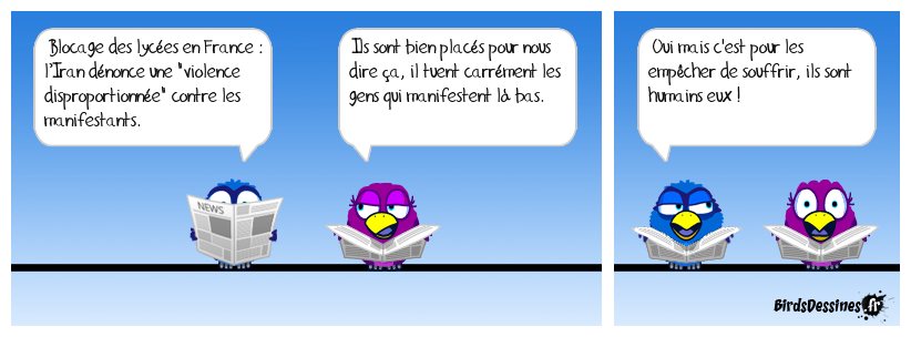 Même pas gênés !