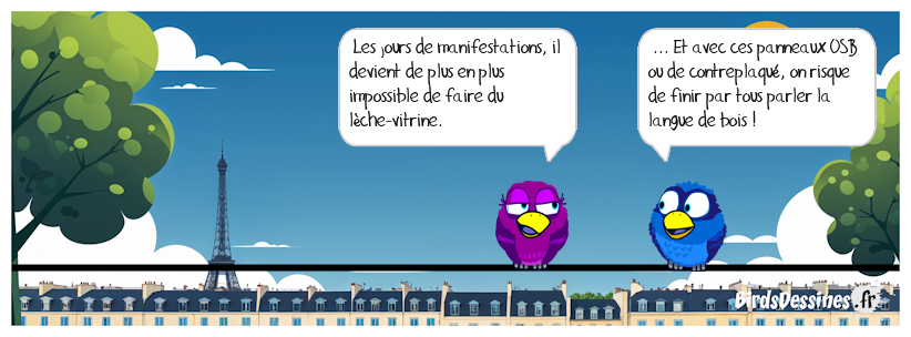 Triste spectacle !... Baissez le rideau !