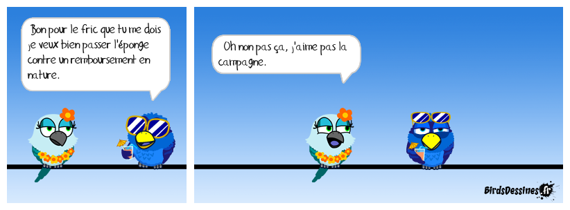 La blonde pas écolo.