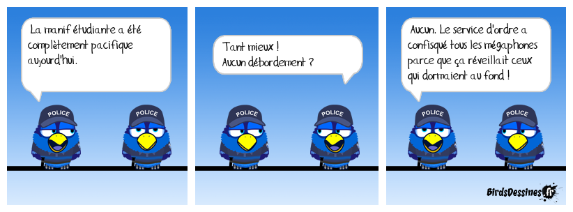 Le service d'ordre