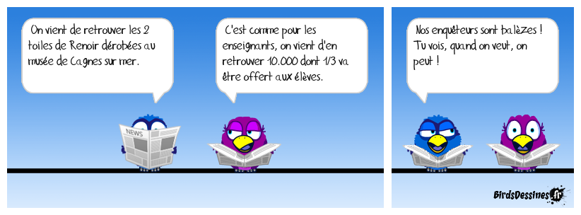 Nos enquêteurs sont balèzes !