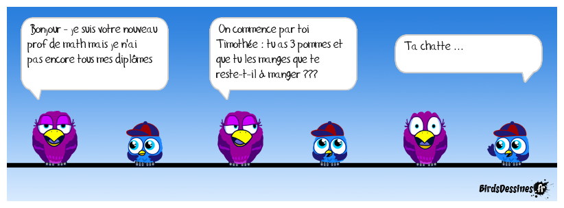 Les nouveaux profs arrivent ...