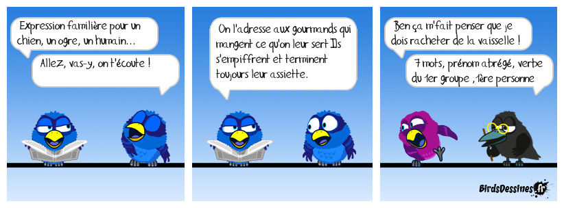 Expression du soir, Bonsoir !