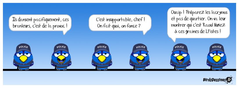 Les concons fliqueurs