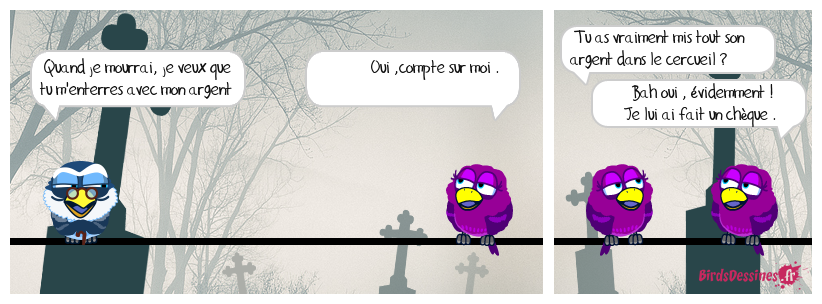 Un chèque en bois !