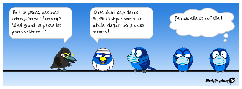 Pas de lacrymo aux aurores !
