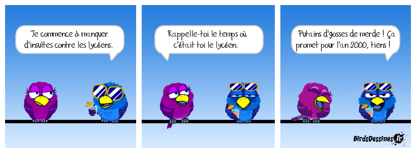 Les jeunes cons d'hier sont les vieux cons d'aujourd'hui
