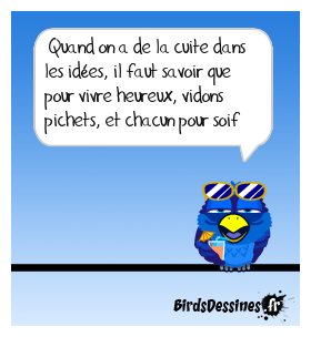 À la tienne ...