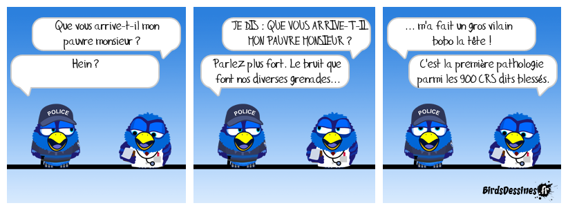 Blessés par leurs propres armes