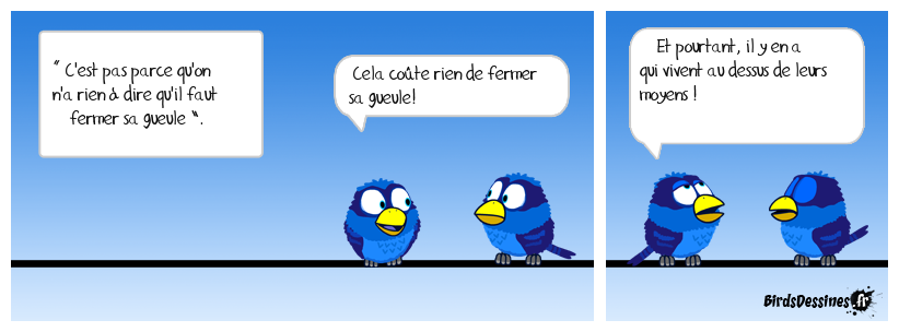Le silence est gratuit