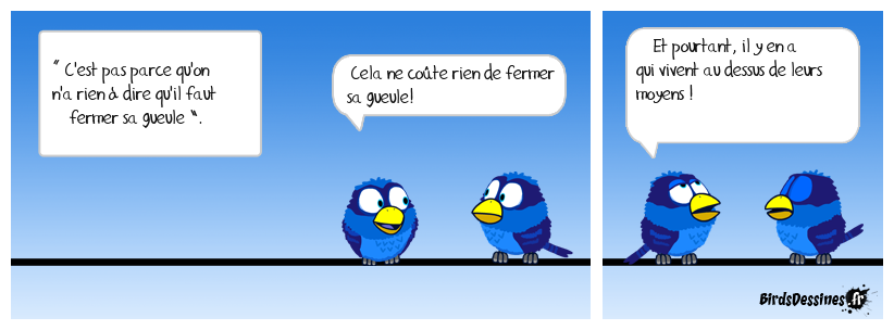 Le silence est gratuit