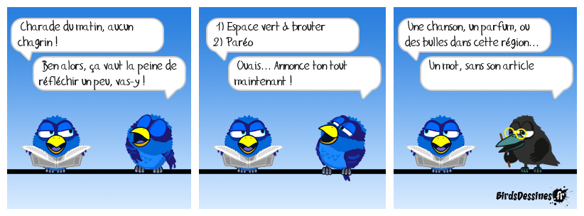 Charade du jour, bonjour !