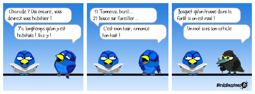 Charade du jour, Bonjour !