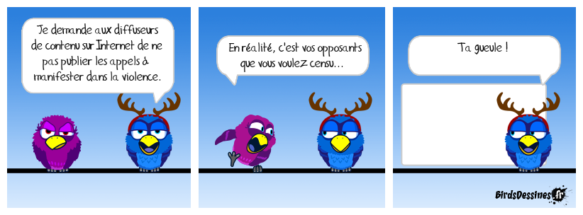 Censure... les mains