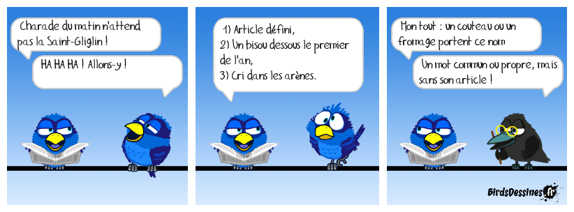 Charade du jour Bonjour !